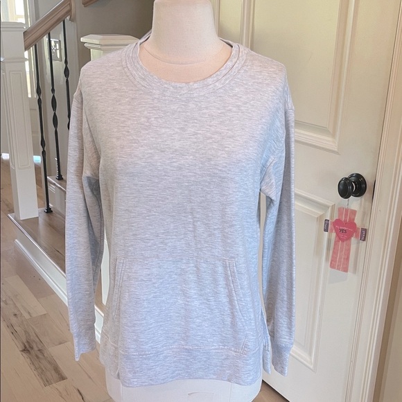 Comfy Heather Gray Sweatshirt - Picture 1 of 8